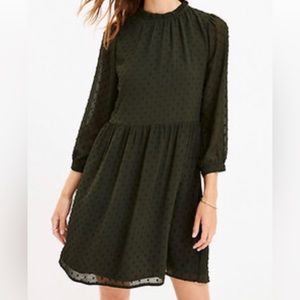 Women's Loft Clip Swing Dress - Green - Medium